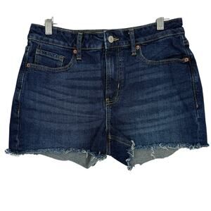 Old Navy Cut off Jean Shorts Size 6 High Rise OG Straight Secret Smooth 3" insea